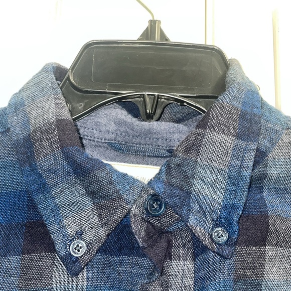 Preowned Original Weather Proof Vintage Flannel Size Medium Dark Blue Color. - Picture 9 of 11